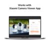 mi xiaomi wireless home security camera 2i 2022 edition | full hd picture | 360 view | 2mp | ai powered motion detection | enhanced night vision| talk back feature (2 way calling), 1080p, white