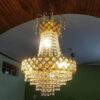 PRMOAGEN® PCL-1654/1100 Chandelier Ceiling Lamp 300mm Glass prmoagen® pcl 1654/1100 chandelier ceiling lamp 300mm glass crystal big size jhumar lamp fo living room/hall