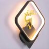 homeluxe aluminium modern wall lights living room led sconce, decorative indoor wall lamp with artistic deer design, ambient light fixture for home, hallway, bedroom (3000k 6000k) homeluxe aluminium modern wall lights living room led sconce, decorative indoor wall lamp with artistic deer design, ambient light fixture for home, hallway, bedroom (3000k 6000k)