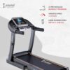 cockatoo smartrun3.5 3.5hp peak dc motorized treadmill for home, with 3 level manual incline, max speed 16 km/hr, max user weight 120kg,(diy, do it yourself installation),black