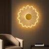 lamp master luminous flower wall light | 23cm acrylic led decorative lamp | energy efficient, modern wall decor for living room & bedroom lamp master luminous flower wall light | 23cm acrylic led decorative lamp | energy efficient, modern wall decor for living room & bedroom