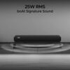 boat aavante bar 610, 25w signature sound, 2.0 ch with dual passive radiators, 7 hrs battery, sleek design, multi connectivity, bluetooth sound bar, soundbar speaker (charcoal black) boat aavante bar 610, 25w signature sound, 2.0 ch with dual passive radiators, 7 hrs battery, sleek design, multi connectivity, bluetooth sound bar, soundbar speaker (charcoal black)