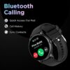 fire boltt phoenix smart watch 1.38” hd display, bluetooth calling, ai voice assistant, 120 sports modes, ip67 waterproof, spo2 monitor, smart watch for man & woman black