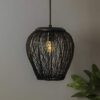 homesake hanging light, home decor items wire mesh, ceiling light (black) pack of 1 homesake hanging light, home decor items wire mesh, ceiling light (black) pack of 1