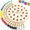 wirescorts wooden memory match stick chess game, blowest colorful memory chess, funny block board game, early educational toy, brain training games for kids wirescorts wooden memory match stick chess game, blowest colorful memory chess, funny block board game, early educational toy, brain training games for kids