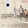cp plus 4mp wi fi pt home security smart camera | 360˚ with pan & tilt | two way talk | cloud monitoring | motion detect | night vision | supports sd card (up to 128 gb) | alexa & ok google cp e41a