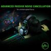 razer blackshark v2 x usb wired esports gaming headset: 7.1 surround sound 50mm drivers 240g lightweight build noise cancelling mic hybrid memory foam cushions black rz04 04570100 r3m1