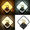 homeluxe aluminium modern wall lights living room led sconce, decorative indoor wall lamp with artistic deer design, ambient light fixture for home, hallway, bedroom (3000k 6000k) homeluxe aluminium modern wall lights living room led sconce, decorative indoor wall lamp with artistic deer design, ambient light fixture for home, hallway, bedroom (3000k 6000k)
