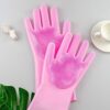 glun magic silicone dish washing gloves, silicon cleaning gloves, silicon hand gloves for kitchen dishwashing and pet grooming, great for washing dish, car, bathroom (1 pair,assorted) glun magic silicone dish washing gloves, silicon cleaning gloves, silicon hand gloves for kitchen dishwashing and pet grooming, great for washing dish, car, bathroom (1 pair,assorted)