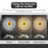 lamp master luminous flower wall light | 23cm acrylic led decorative lamp | energy efficient, modern wall decor for living room & bedroom lamp master luminous flower wall light | 23cm acrylic led decorative lamp | energy efficient, modern wall decor for living room & bedroom