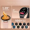 noise twist go round dial smartwatch with bt calling, 1.39" display, metal build, 100+ watch faces, ip68, sleep tracking, 100+ sports modes, 24/7 heart rate monitoring (gold link) noise twist go round dial smartwatch with bt calling, 1.39" display, metal build, 100+ watch faces, ip68, sleep tracking, 100+ sports modes, 24/7 heart rate monitoring (gold link)