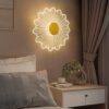 lamp master luminous flower wall light | 23cm acrylic led decorative lamp | energy efficient, modern wall decor for living room & bedroom lamp master luminous flower wall light | 23cm acrylic led decorative lamp | energy efficient, modern wall decor for living room & bedroom